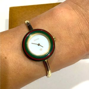 - Authentic GUCCI signature colors bezel ( no watch)